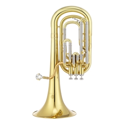 Jupiter JBR730 Standard Baritone 3/4 Model Lacquered brass body .531 bore 9.5 upright bell