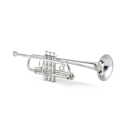 Jupiter  XO 1624S Pro Trumpet in C Silver-plated brass body with rose brass leadpipe Large bore .462