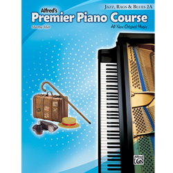 Premier Piano Course Jazz Rags & Blues Book Level 2A