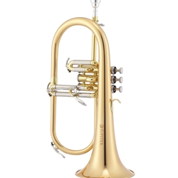 Jupiter JFH1100R Performance Bb  Flugel Horn Laquered brass body with rose brass bell