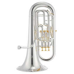 Jupiter  XO 1270S Pro Euphonium 4 Valve Compensating Silver Plated .590 bore 4th valve .630-.660 12.2" Bell