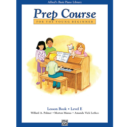 Alfred's Basic Piano Library Prep Lesson E