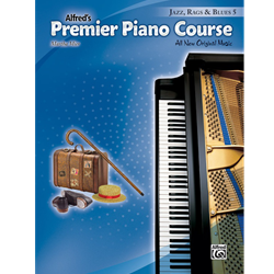 Alfred's Premier Piano Course -- Jazz, Rags & Blues, Book 5