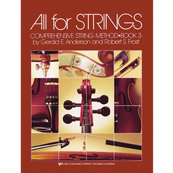 All For Strings Book 3 String Bass