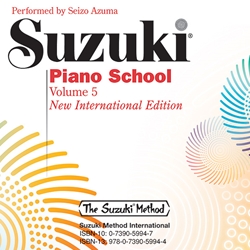 Suzuki Piano School 5 International CD