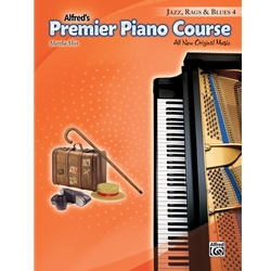 Premier Piano Course -- Jazz, Rags & Blues, Book 4