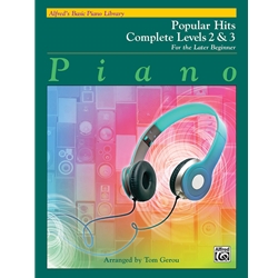 Alfred's Basic Piano Library Popular Hits Complete, Book 2 & 3