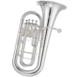 Jupiter JEP1000S Euphonium .570 Bore 11" Bell 4 Top Action Valves Silver Plated