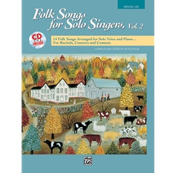 Folk Songs For Solo Singers Lo 2/CD Collection