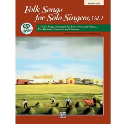 Folk Songs For Solo Singers Ml/CD Collection