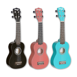 Stagg Soprano Ukulele Package - Various Colors