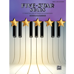 Alexander Five Star Solos Book 3 Piano Solos