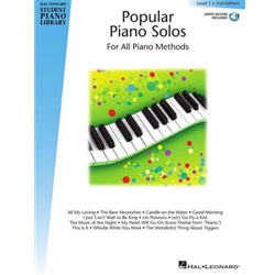 Popular Piano Solos 2nd Edition - Level 1 - Hal Leonard Student Piano Library Book with Online Audio
