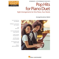 Pop Hits for Piano Duet - 8 Arrangements for 1 Piano, 4 Hands