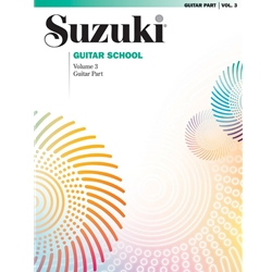 Suzuki Guitar School Guitar Part, Volume 3 [Guitar] Book