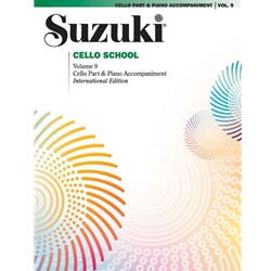 Suzuki Cello School, Volume 9 W/Piano Accompanyment