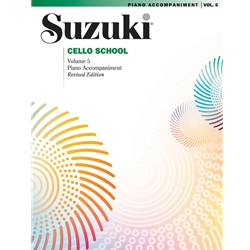Suzuki Cello School, Volume 5 Piano Accompaniment