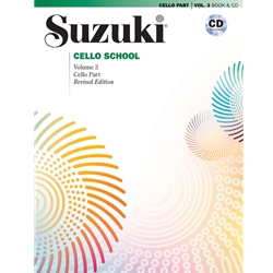 Suzuki Cello School, Volume 3 W/CD