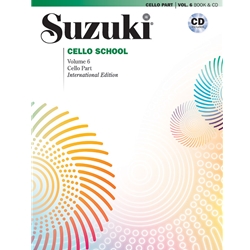 Suzuki Cello School, Volume 6 W/CD