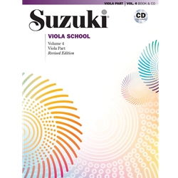 Suzuki Viola School, Volume 4 W/CD