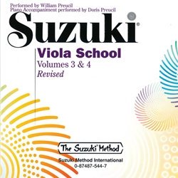Suzuki Viola School, Volume 3&4 CD