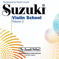 Suzuki Violin School, Volume 3 CD