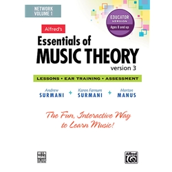 Essentials of Music Theory: Software, Version 3 Network Version, Volume 1 (for 5 users---$20 each a)