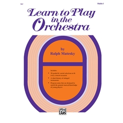 Learn to Play in the Orchestra, Book 1 [Violin I] Book