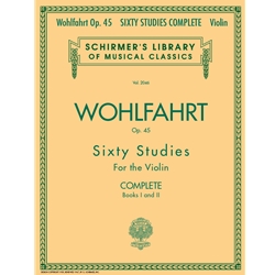 Wohlfahrt 60 Stds Violin Op 45 Cmpt