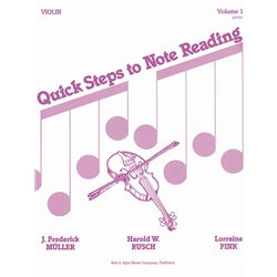 QUICK STEPS TO NOTEREADING, VOL 1, VIOLIN Method