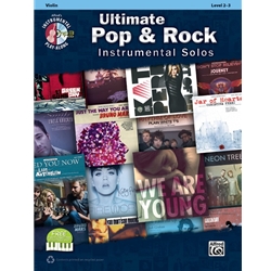 Ultimate Pop & Rock Instrumental Solos for Strings [Violin] Book & Online Audio/Software/PDF