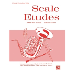 Scale Etudes C Flute (C Piccolo, Oboe, Violin)