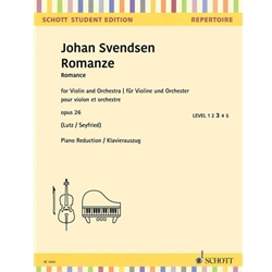 Romance Opus 26 for Violin and Orchestra Piano Reduction
