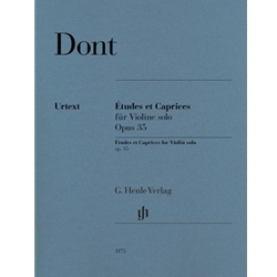 Dont Etudes et Caprices for Violin Solo Opus 35