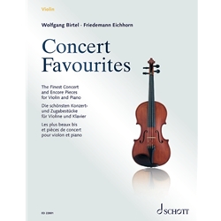 Concert Favorites The Finest Concert and Encore Pieces Violin and Piano