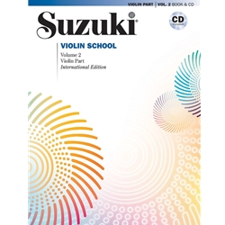 Suzuki Violin School, Volume 2 [Violin] Book & CD