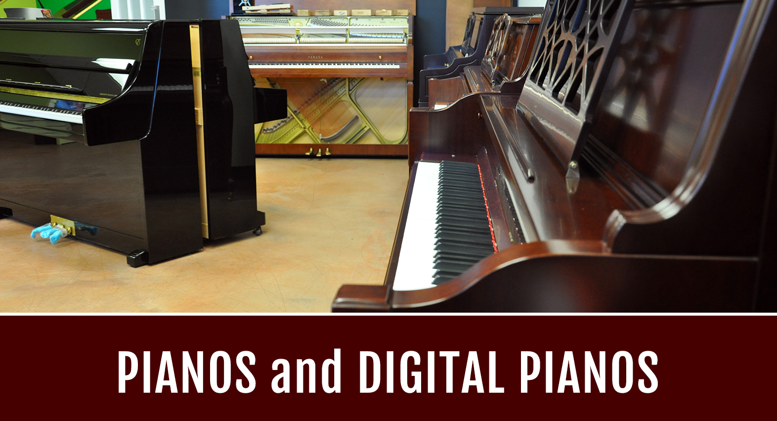 Pianos at Riverton Music